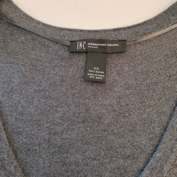 Womens INC International Concepts tunic sweater - Picture 5 of 6